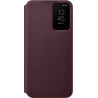 Samsung S906 S22+ Smart Clear View Cover Burgundy EF-ZS906CE